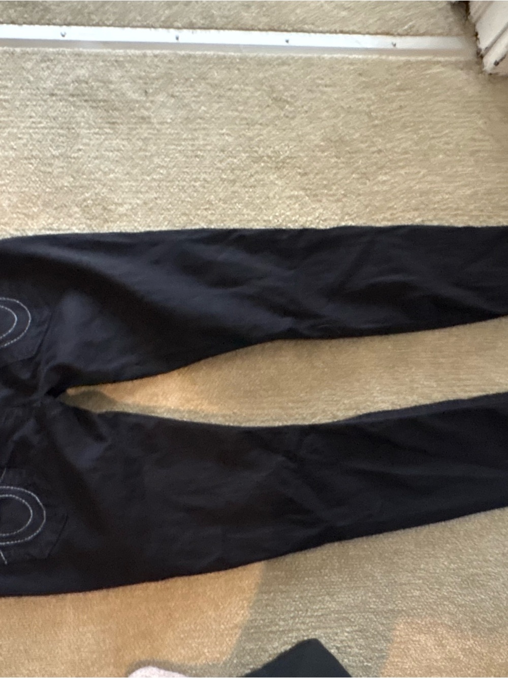True Religion Black Distressed Bootcut Jeans - Picture 8 of 8